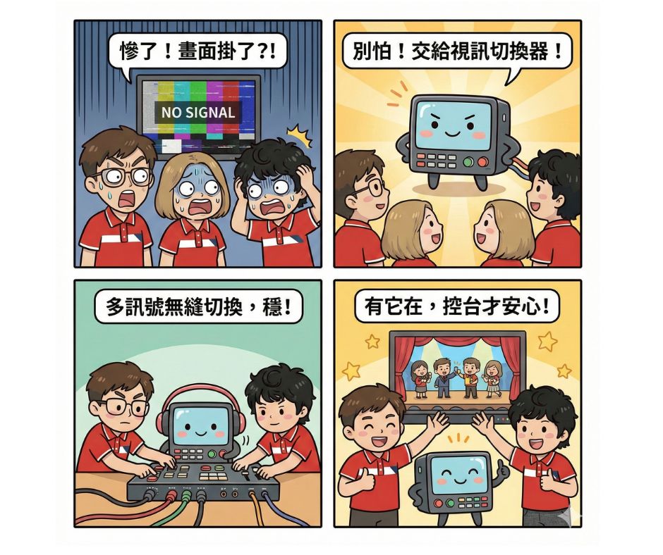 為什麼視訊切換器，在活動現場如此關鍵？-京采活動工程股份有限公司-活動企劃公司,桃園活動企劃公司,桃園公關企劃公司