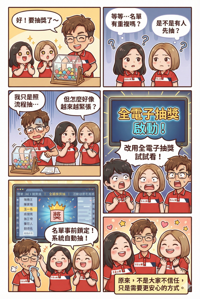 讓抽獎更安心-京采活動工程股份有限公司-活動企劃公司,桃園活動企劃公司,桃園公關企劃公司